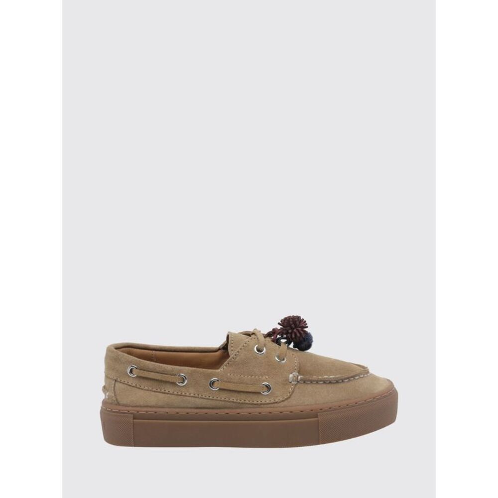 D.A.T.E. Women Caletta Suede Boat Shoes D.A.T.E. With Raised Apron Toe